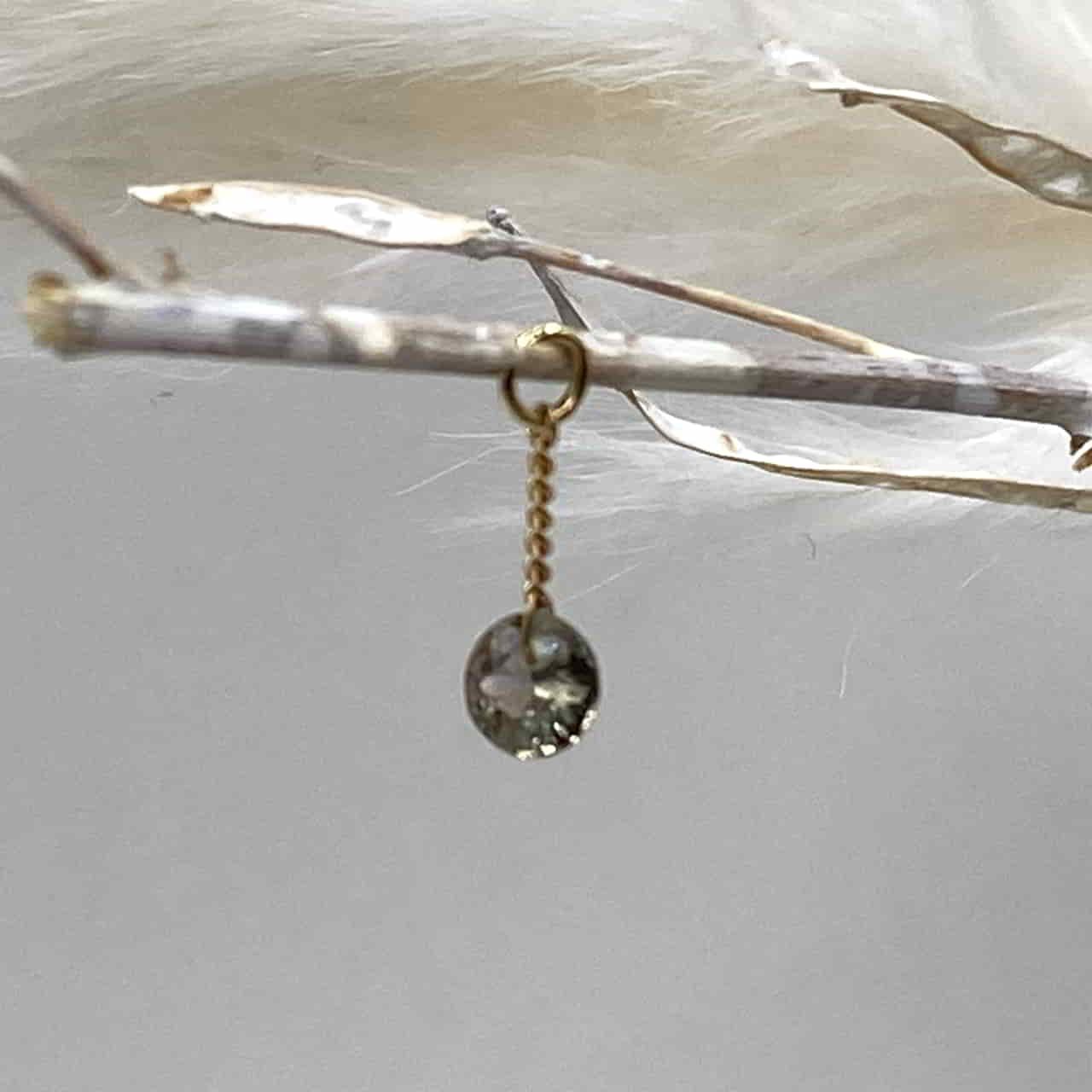 The Finch Green Sapphire 18K Gelbgold