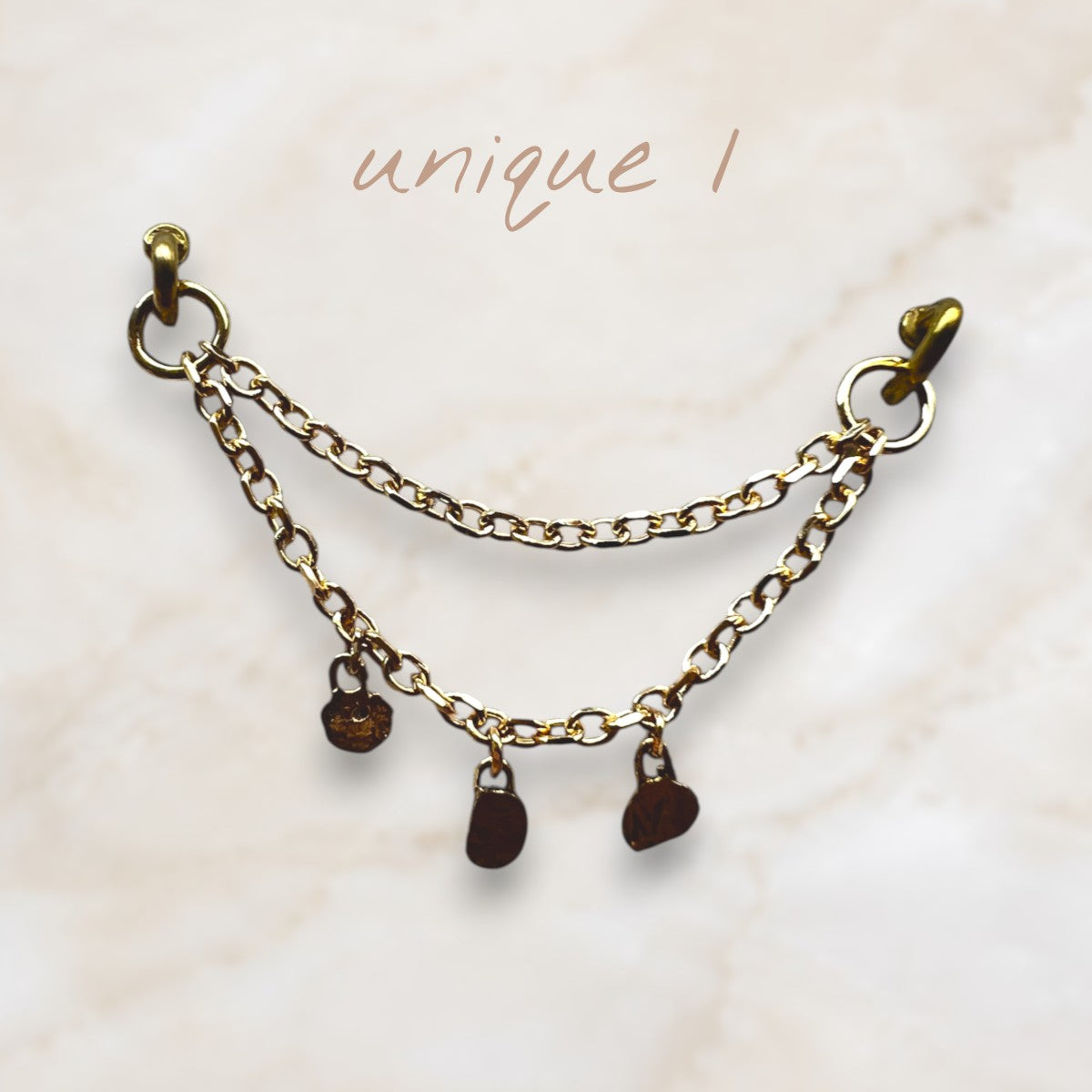 SevenFiveZero The Firefly Double Chains 18k Gelbold unique