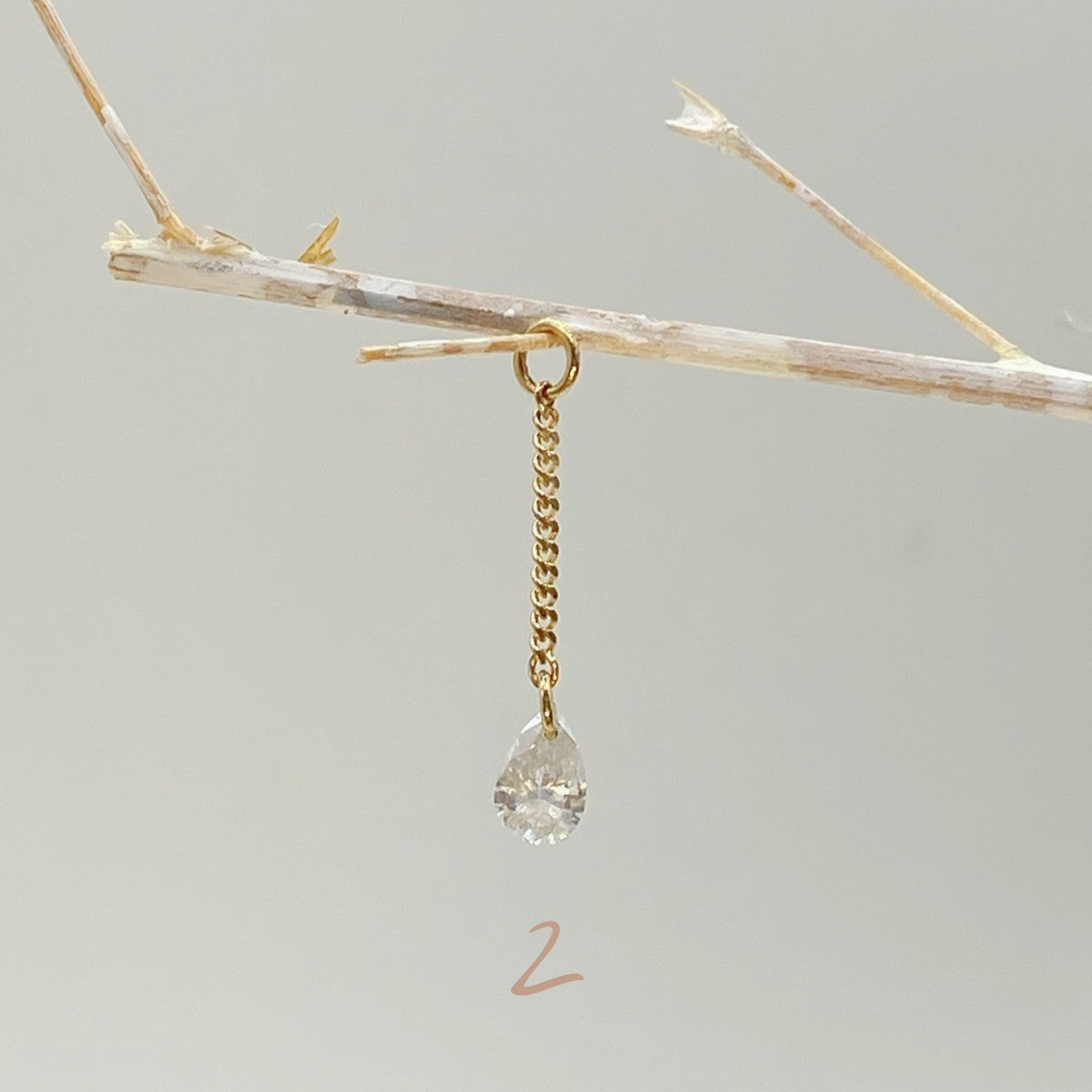 The Jay – Diamond Drops – One of a Kind – 18k Gold
