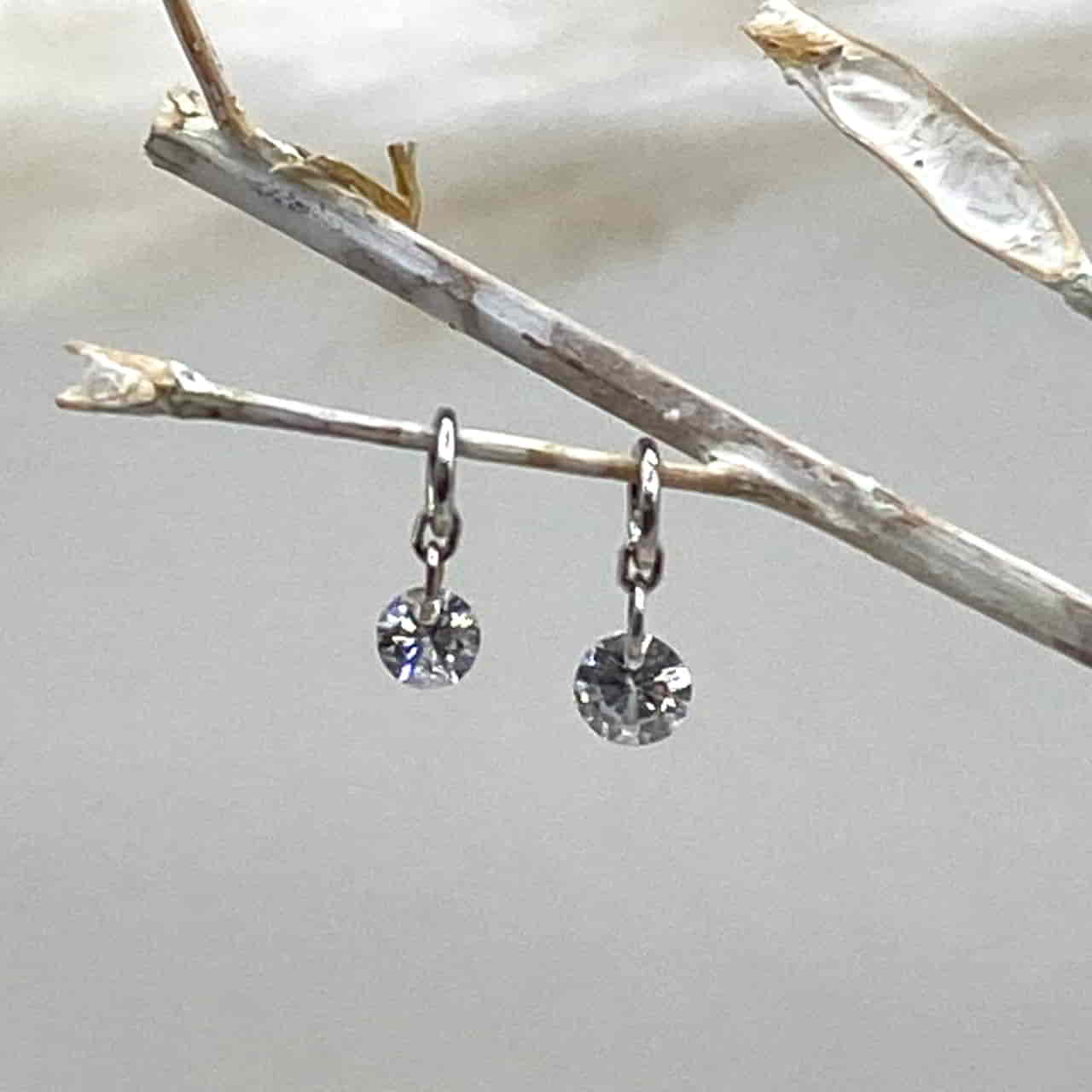 The Magpie short 18k Weißgold Diamond